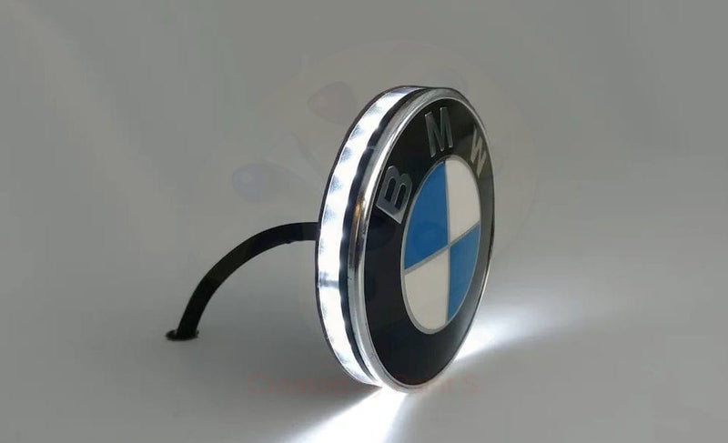 Blue Rider 70mmknipperlicht+dagrijverlichtinggs BMW embleem Led zijknipperlichten set 70mm met of zonder dagrijverlichting Embleem knipperlichten