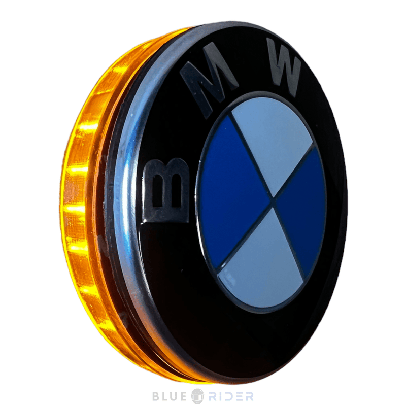 Blue Rider BMW embleem Led zijknipperlichten set 70mm met of zonder dagrijverlichting Embleem knipperlichten