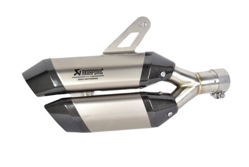 Akrapovic OEM BMW dubbele einddemper voor de BMW R1300GS