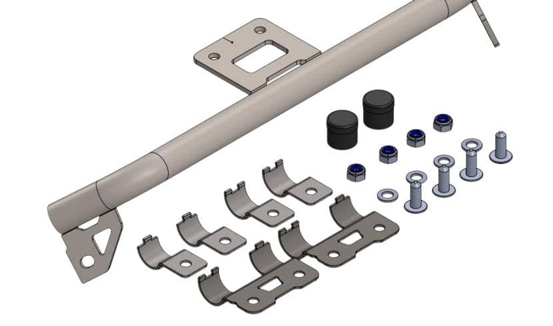 Touratech 01-038-5575-0 S Touratech soft luggage adapterkit voor de originele BMW zijkofferdragers Zijkoffer adapter Touratech soft luggage adapterkit voor de originele BMW zijkofferdragers