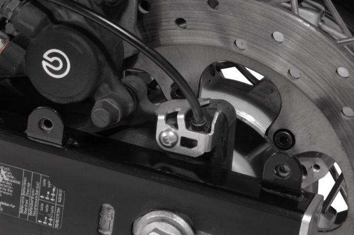 Touratech 01-300-5010-0 BMW G 650 GS en Sertao Touratech bescherming ABS sensoren ABS sensor beschermer
