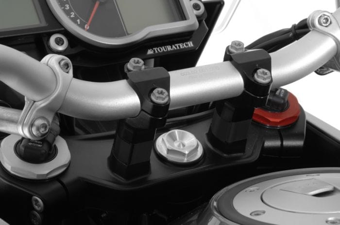 Touratech 01-371-5255-0 Touratech 25mm stuurverhogers voor diverse KTM Adventure modellen Stuurverhogers