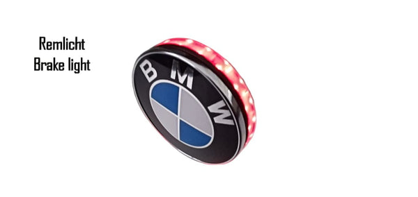 Blue Rider 45mmBR BMW 45mm embleem met remlicht voor de K1600 Embleem BMW 45mm embleem met remlicht voor de K1600