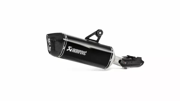 AKRAPOVIC zwarte slip-on uitlaatdemper voor de BMW R1250GS en Adventure