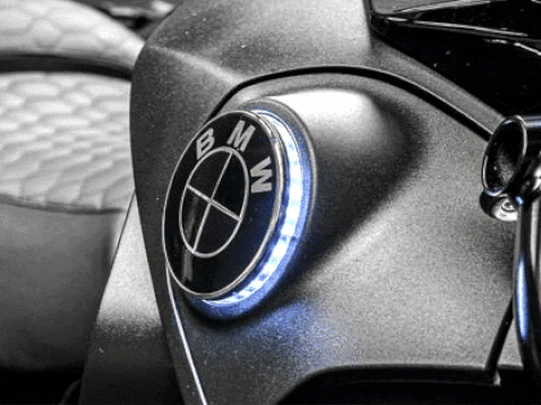 Blue Rider 74mmknipperlicht+dagrijverlichting BMW embleem Led zijknipperlichten set 74mm met of zonder dagrijverlichting Embleem knipperlichten