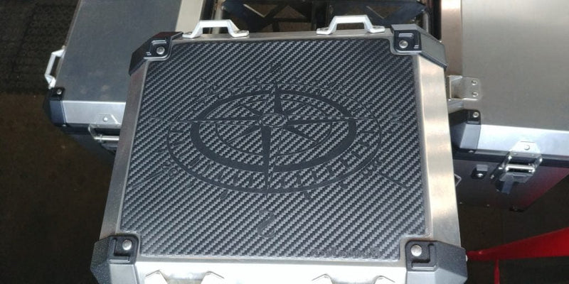 Rubbatech AP Carbon Pannier Top Box Rubbatech aluminium topkoffer pad Tankpads