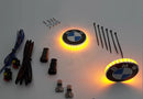 Blue Rider BMW embleem Led zijknipperlichten set 70mm met of zonder dagrijverlichting Embleem knipperlichten