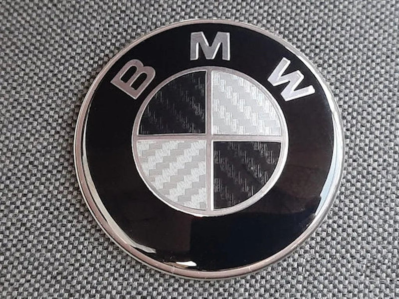 Blue Rider BMW logo frame afdekkapjes set 66mm meerdere kleuren
