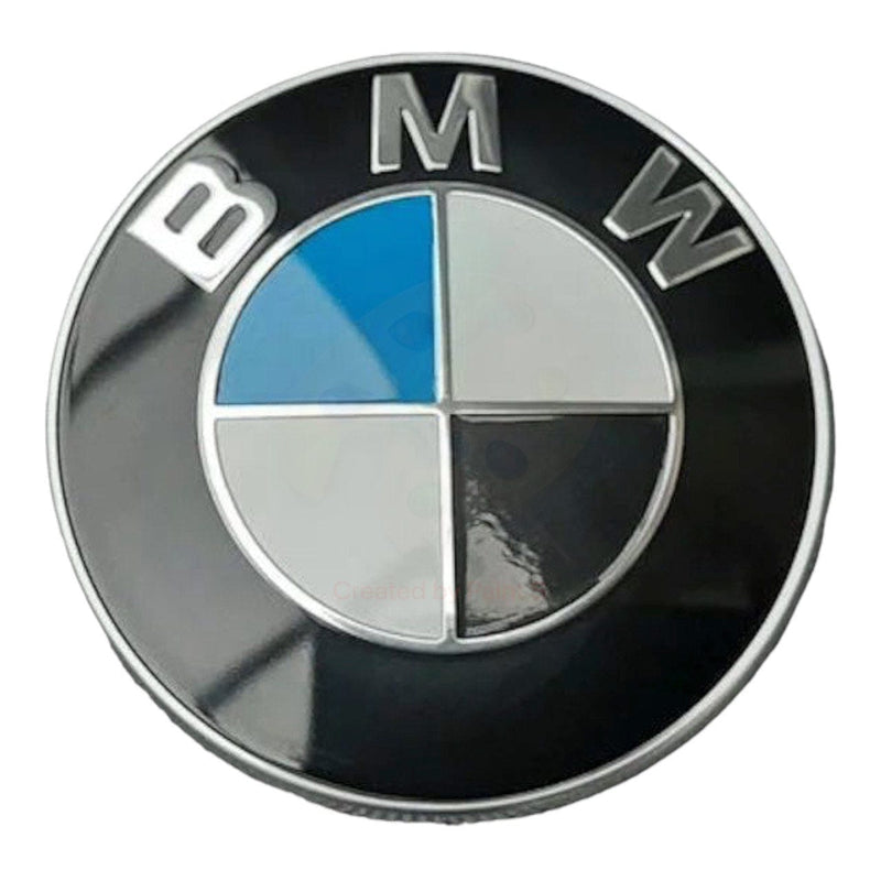 Blue Rider Stickers om het BMW embleem zwart te maken logo
