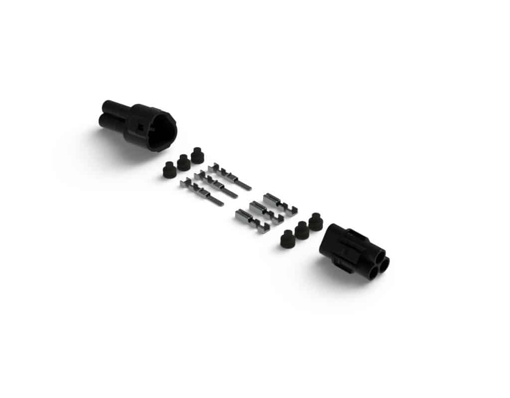 2 stks M8 3-PIN Waterdichte Connector Kabel Vrouwelijke naar 2 stks M8 3-PIN Waterdichte Connector Kabel Vrouwelijke naar