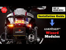Weiser Wizards modules voor en achter voor de BMW R1250GS en Adventure 2021+